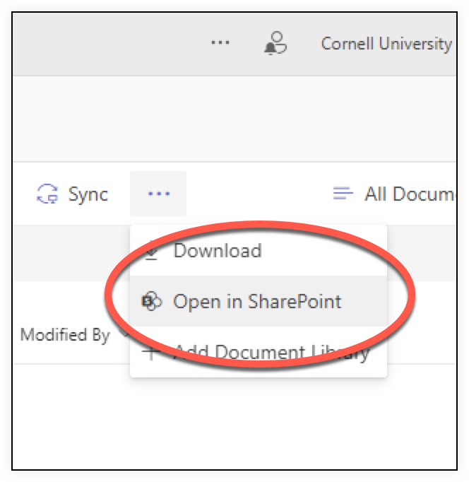 Manage Your Teams Storage ITCornell